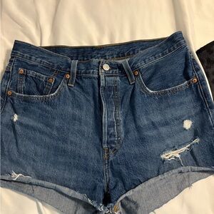 Levi 501 women’s Denim Blue Women's Shorts